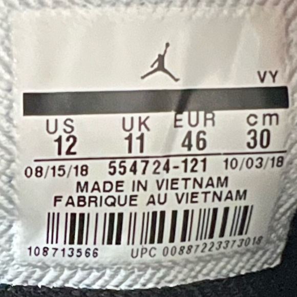 Jordan 1 Mid Alternate Think 16 554724-121 - men’s 12 - Picture 12 of 12